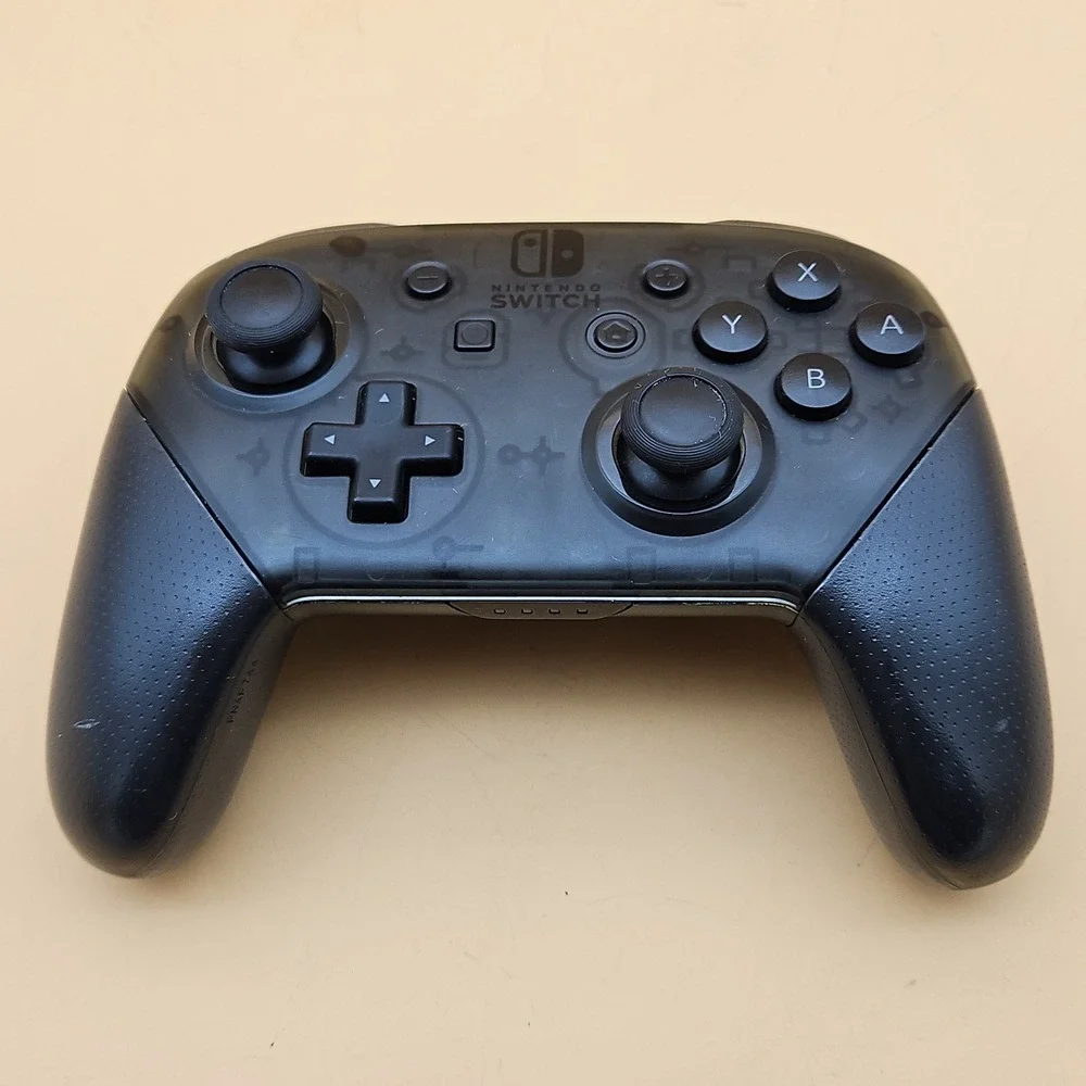 2 Nintendo Switch Pro Controllers Wireless OEM Black Gamepad Controller Lot